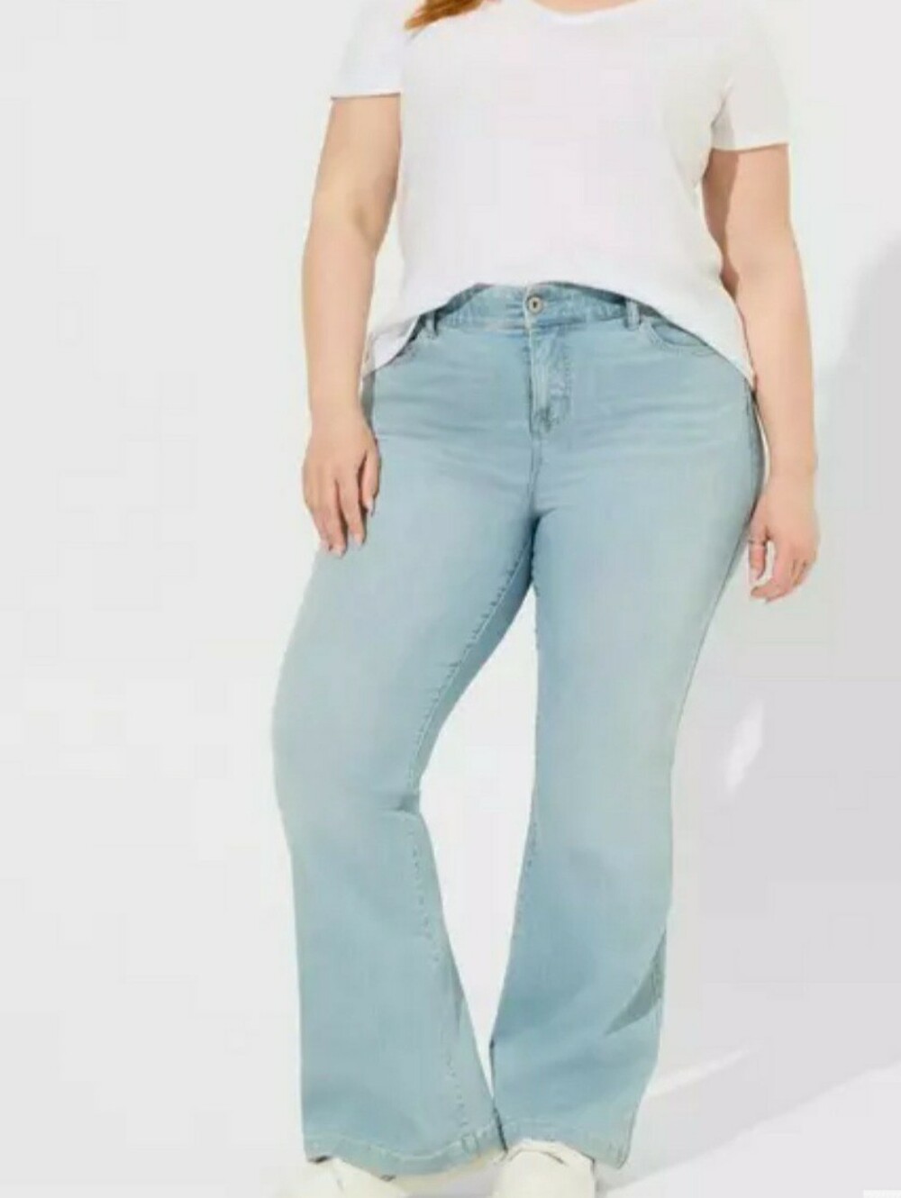 torrid Light Blue Flare Jeans Calabasas Size 22R